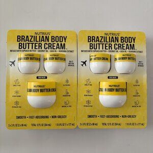Brazilian Butter Body Cream - 2x6oz and 4x3oz pack